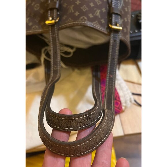 Louis Vuitton Monogram Demin Min Lin PM Bucket Bag - Picture 12 of 13